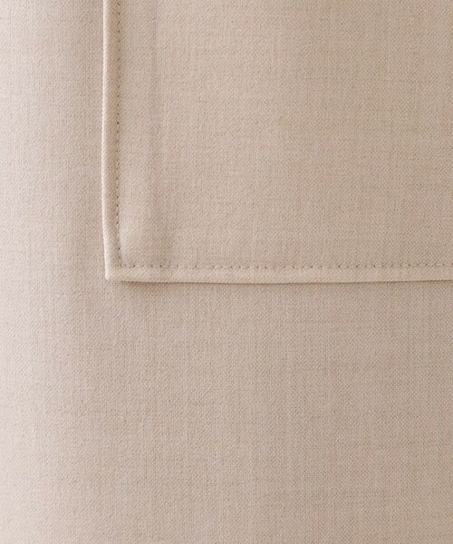 OPAQUE.CLIP / オペーク ドット クリップ ロング・マキシ丈スカート | 《5色展開/S-LLサイズ》リネンライクストレッチタイトスカート【洗濯機洗い可】 | 詳細12