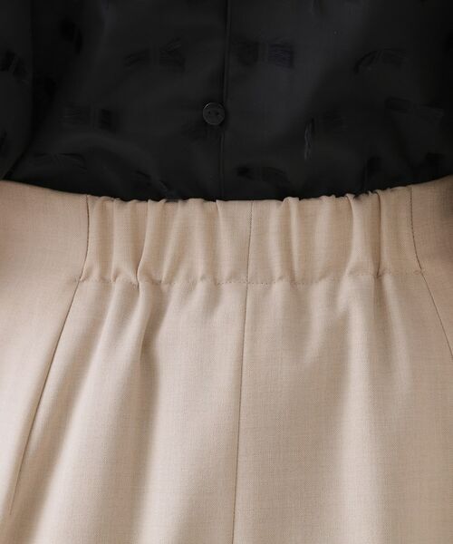 OPAQUE.CLIP / オペーク ドット クリップ ロング・マキシ丈スカート | 《5色展開/S-LLサイズ》リネンライクストレッチタイトスカート【洗濯機洗い可】 | 詳細26