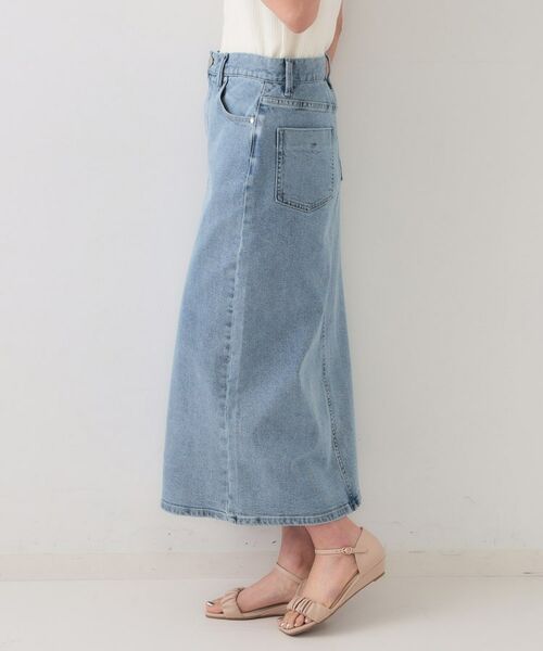 OPAQUE.CLIP / オペーク ドット クリップ デニムスカート | デニムナロースカート【洗濯機洗い可】 | 詳細10