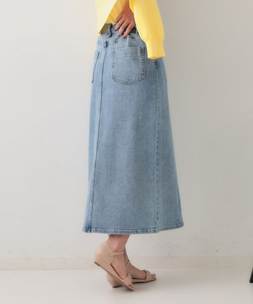 OPAQUE.CLIP / オペーク ドット クリップ デニムスカート | デニムナロースカート【洗濯機洗い可】 | 詳細5