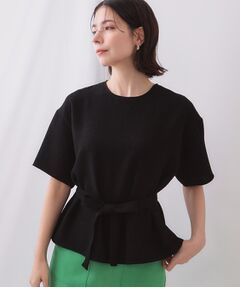 OPAQUE.CLIP / オペーク ドット クリップ シャツ・ブラウス | ストレッチジャカード2WAYリボントップス/セットアップ対応可【洗濯機洗い可】