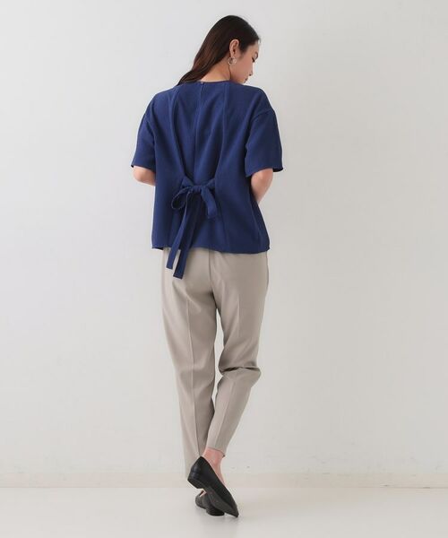 OPAQUE.CLIP / オペーク ドット クリップ シャツ・ブラウス | ストレッチジャカード2WAYリボントップス/セットアップ対応可【洗濯機洗い可】 | 詳細15