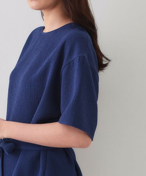 OPAQUE.CLIP / オペーク ドット クリップ シャツ・ブラウス | ストレッチジャカード2WAYリボントップス/セットアップ対応可【洗濯機洗い可】 | 詳細22