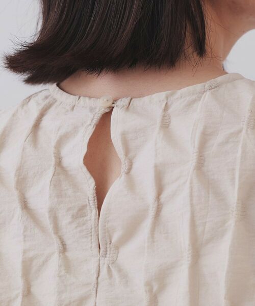 OPAQUE.CLIP / オペーク ドット クリップ シャツ・ブラウス | ふくれジャカードペプラムブラウス【洗濯機洗い可】 | 詳細20