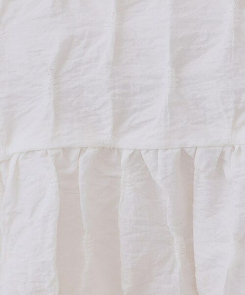 OPAQUE.CLIP / オペーク ドット クリップ シャツ・ブラウス | ふくれジャカードペプラムブラウス【洗濯機洗い可】 | 詳細6