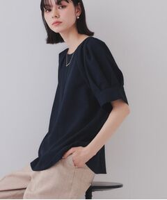 OPAQUE.CLIP / オペーク ドット クリップ シャツ・ブラウス | タックボリュームスリーブブラウス【洗濯機洗い可】