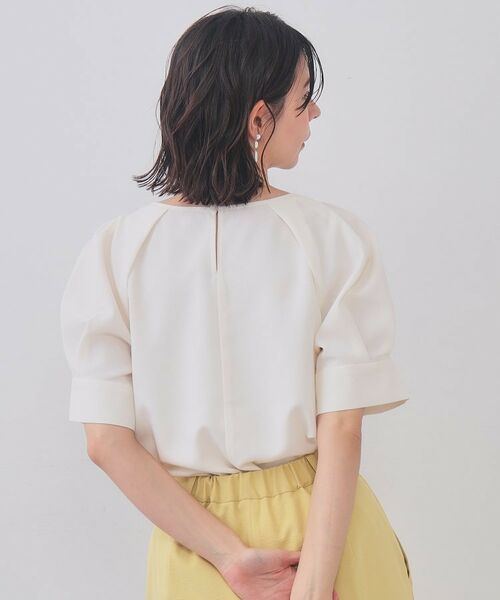 OPAQUE.CLIP / オペーク ドット クリップ シャツ・ブラウス | タックボリュームスリーブブラウス【洗濯機洗い可】 | 詳細1