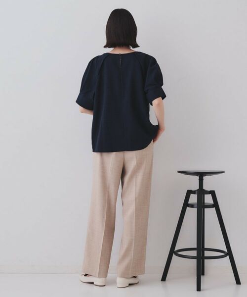 OPAQUE.CLIP / オペーク ドット クリップ シャツ・ブラウス | タックボリュームスリーブブラウス【洗濯機洗い可】 | 詳細11