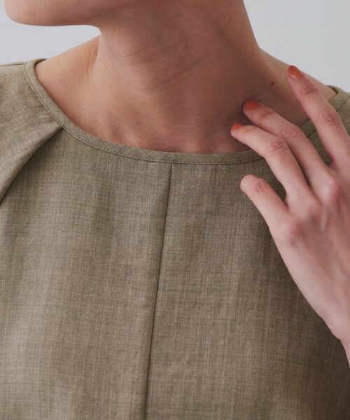 OPAQUE.CLIP / オペーク ドット クリップ シャツ・ブラウス | タックボリュームスリーブブラウス【洗濯機洗い可】 | 詳細16