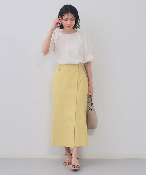 OPAQUE.CLIP / オペーク ドット クリップ シャツ・ブラウス | タックボリュームスリーブブラウス【洗濯機洗い可】 | 詳細2