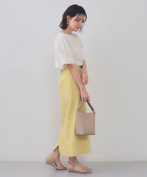 OPAQUE.CLIP / オペーク ドット クリップ シャツ・ブラウス | タックボリュームスリーブブラウス【洗濯機洗い可】 | 詳細3