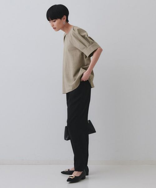 OPAQUE.CLIP / オペーク ドット クリップ シャツ・ブラウス | タックボリュームスリーブブラウス【洗濯機洗い可】 | 詳細7