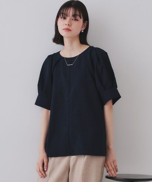 OPAQUE.CLIP / オペーク ドット クリップ シャツ・ブラウス | タックボリュームスリーブブラウス【洗濯機洗い可】 | 詳細9