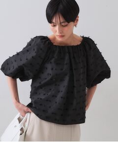 OPAQUE.CLIP / オペーク ドット クリップ シャツ・ブラウス | ジャカードボリュームブラウス【洗濯機洗い可】