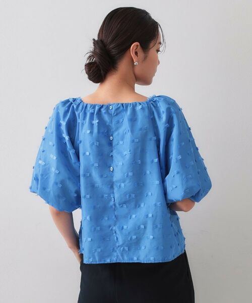 OPAQUE.CLIP / オペーク ドット クリップ シャツ・ブラウス | ジャカードボリュームブラウス【洗濯機洗い可】 | 詳細11