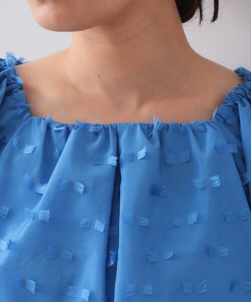 OPAQUE.CLIP / オペーク ドット クリップ シャツ・ブラウス | ジャカードボリュームブラウス【洗濯機洗い可】 | 詳細12