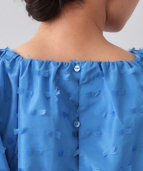 OPAQUE.CLIP / オペーク ドット クリップ シャツ・ブラウス | ジャカードボリュームブラウス【洗濯機洗い可】 | 詳細13