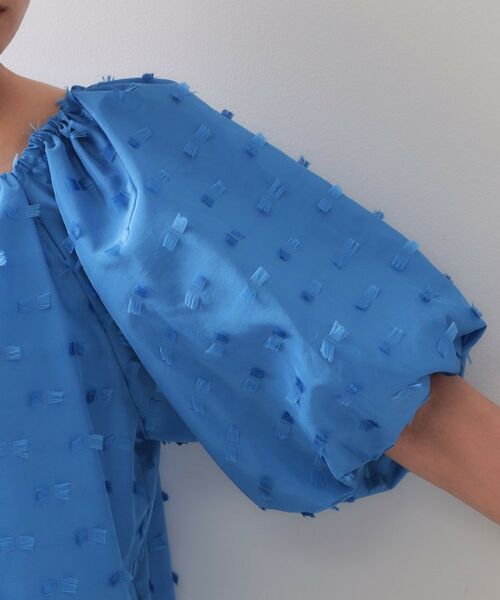 OPAQUE.CLIP / オペーク ドット クリップ シャツ・ブラウス | ジャカードボリュームブラウス【洗濯機洗い可】 | 詳細14