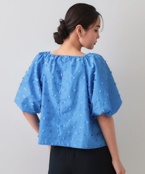 OPAQUE.CLIP / オペーク ドット クリップ シャツ・ブラウス | ジャカードボリュームブラウス【洗濯機洗い可】 | 詳細5