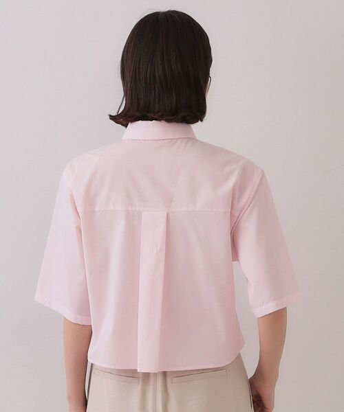 OPAQUE.CLIP / オペーク ドット クリップ シャツ・ブラウス | フリルショートシャツ【洗濯機洗い可】 | 詳細15