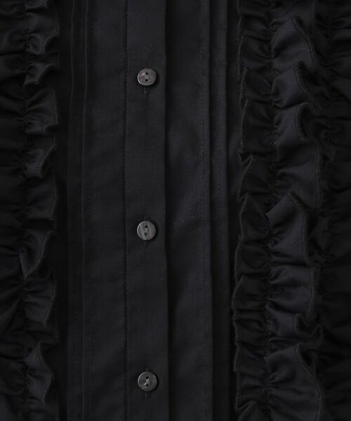 OPAQUE.CLIP / オペーク ドット クリップ シャツ・ブラウス | フリルショートシャツ【洗濯機洗い可】 | 詳細8