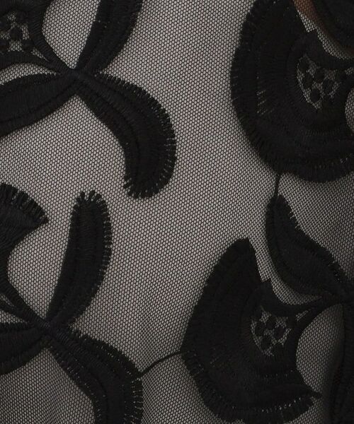OPAQUE.CLIP / オペーク ドット クリップ シャツ・ブラウス | 3Dフラワーレースシャツ【洗える】 | 詳細13