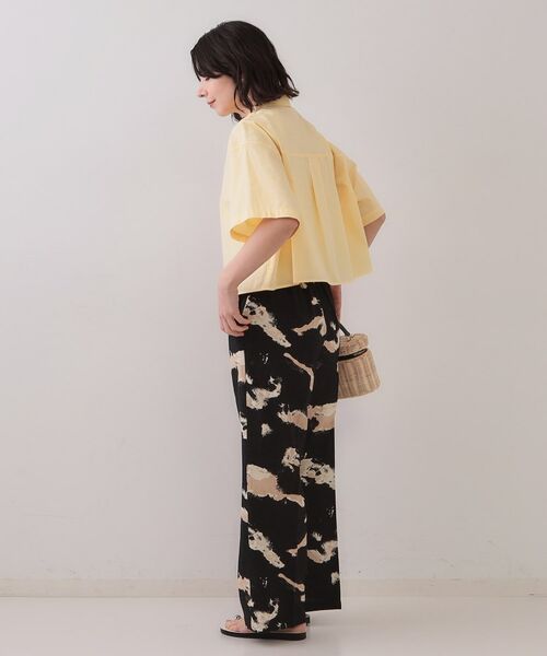 OPAQUE.CLIP / オペーク ドット クリップ シャツ・ブラウス | クロップドハーフスリーブシャツ【洗濯機洗い可】 | 詳細11