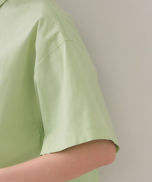 OPAQUE.CLIP / オペーク ドット クリップ シャツ・ブラウス | クロップドハーフスリーブシャツ【洗濯機洗い可】 | 詳細21