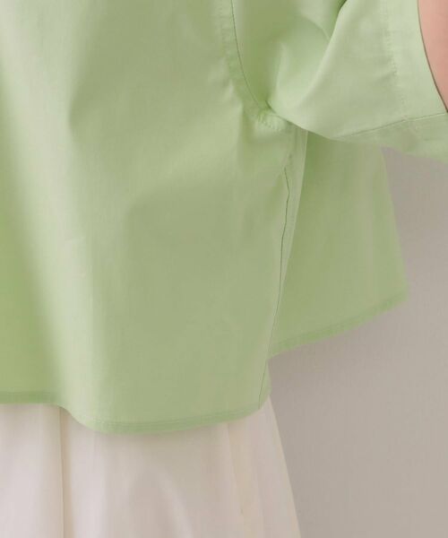 OPAQUE.CLIP / オペーク ドット クリップ シャツ・ブラウス | クロップドハーフスリーブシャツ【洗濯機洗い可】 | 詳細22