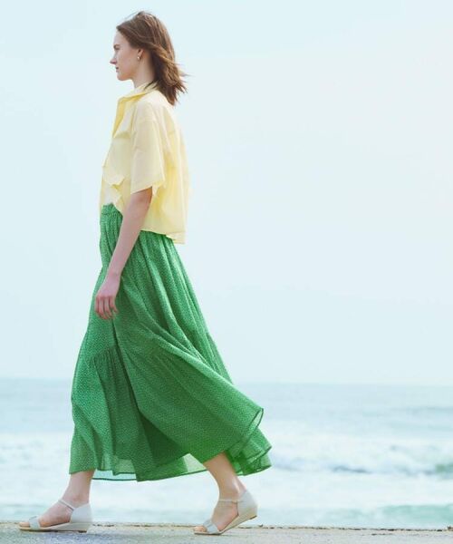 OPAQUE.CLIP / オペーク ドット クリップ シャツ・ブラウス | クロップドハーフスリーブシャツ【洗濯機洗い可】 | 詳細26