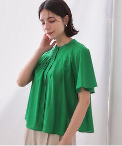 OPAQUE.CLIP / オペーク ドット クリップ シャツ・ブラウス | シアーフレアスリーブブラウス【洗濯機洗い可】