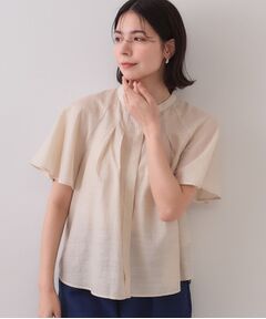 OPAQUE.CLIP / オペーク ドット クリップ シャツ・ブラウス | シアーフレアスリーブブラウス【洗濯機洗い可】