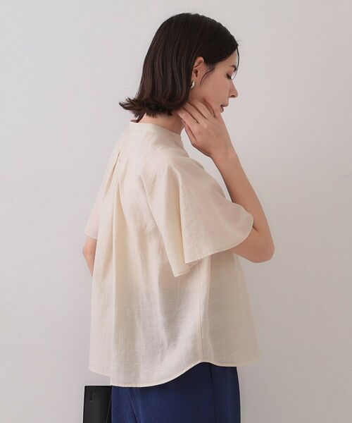 OPAQUE.CLIP / オペーク ドット クリップ シャツ・ブラウス | シアーフレアスリーブブラウス【洗濯機洗い可】 | 詳細12