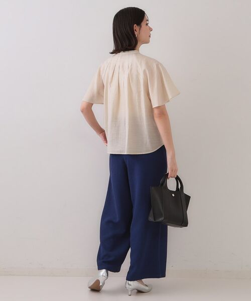 専用お作り致します⸜  ෆ‪  ‪⸝‍ 色付きスリーブまとめページ❣️ セール】 シアーフレアスリーブブラウス【洗濯機洗い可