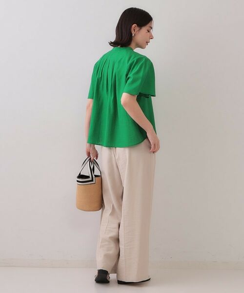 OPAQUE.CLIP / オペーク ドット クリップ シャツ・ブラウス | シアーフレアスリーブブラウス【洗濯機洗い可】 | 詳細7