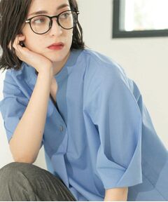 OPAQUE.CLIP / オペーク ドット クリップ シャツ・ブラウス | スキッパータックスリーブブラウス【洗濯機洗い可】