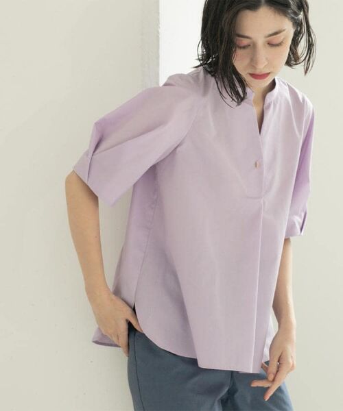 OPAQUE.CLIP / オペーク ドット クリップ シャツ・ブラウス | スキッパータックスリーブブラウス【洗濯機洗い可】 | 詳細20