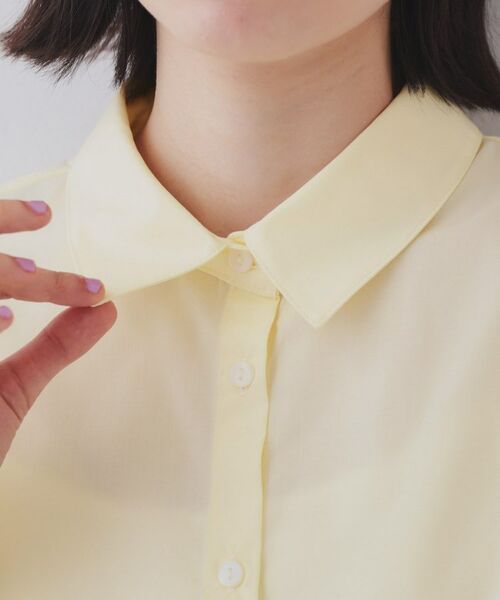 OPAQUE.CLIP / オペーク ドット クリップ シャツ・ブラウス | 裾バルーンペプラムシャツ【洗濯機洗い可】 | 詳細16