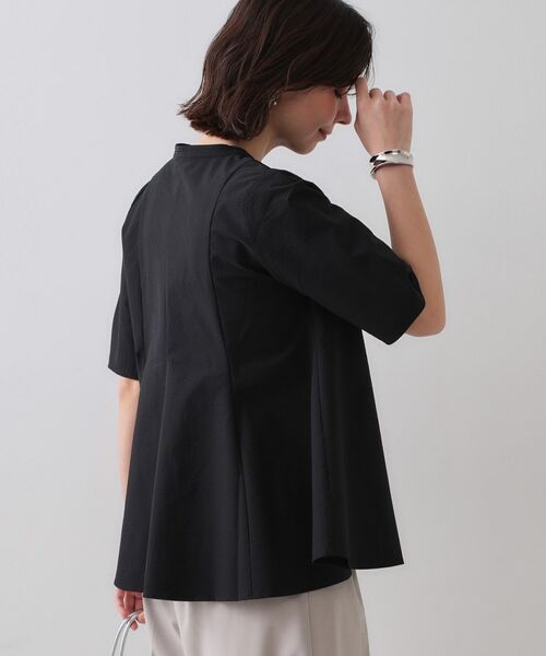 OPAQUE.CLIP / オペーク ドット クリップ シャツ・ブラウス | サッカーストライプペプラムブラウス【吸水速乾/イージーアイロン/洗濯機洗い可】 | 詳細24