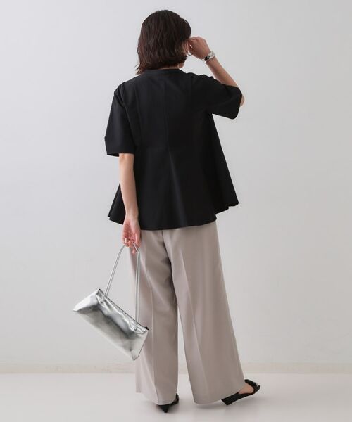 OPAQUE.CLIP / オペーク ドット クリップ シャツ・ブラウス | サッカーストライプペプラムブラウス【吸水速乾/イージーアイロン/洗濯機洗い可】 | 詳細26