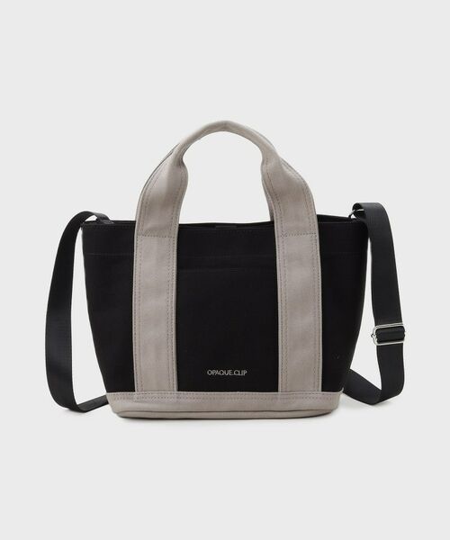 ⭐︎コウチン⭐︎【美品】epe ブラック トートバッグ 2WAY】千鳥柄スカーフ付き合皮ミドルトートバッグ（トートバッグ