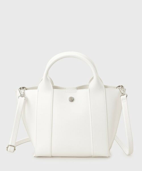 OPAQUE.CLIP / オペーク ドット クリップ トートバッグ | 【2WAY】スムース合皮ミドルトートバッグ | 詳細10