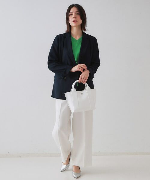 OPAQUE.CLIP / オペーク ドット クリップ トートバッグ | 【2WAY】スムース合皮ミドルトートバッグ | 詳細2