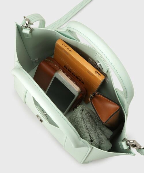 OPAQUE.CLIP / オペーク ドット クリップ トートバッグ | 【2WAY】スムース合皮ミドルトートバッグ | 詳細21