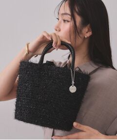 OPAQUE.CLIP / オペーク ドット クリップ トートバッグ | ラメバスケット調ハンドバッグ