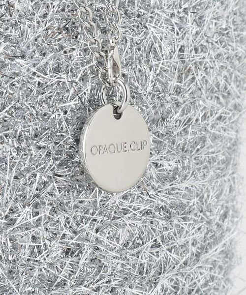 OPAQUE.CLIP / オペーク ドット クリップ トートバッグ | ラメバスケット調ハンドバッグ | 詳細13