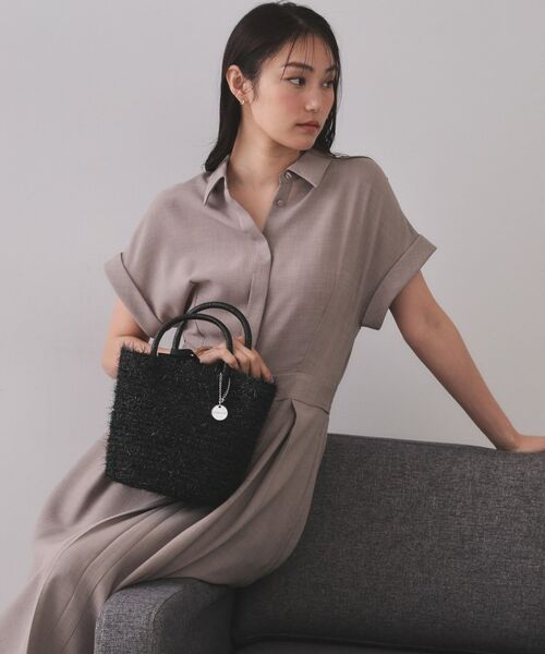 OPAQUE.CLIP / オペーク ドット クリップ トートバッグ | ラメバスケット調ハンドバッグ | 詳細3
