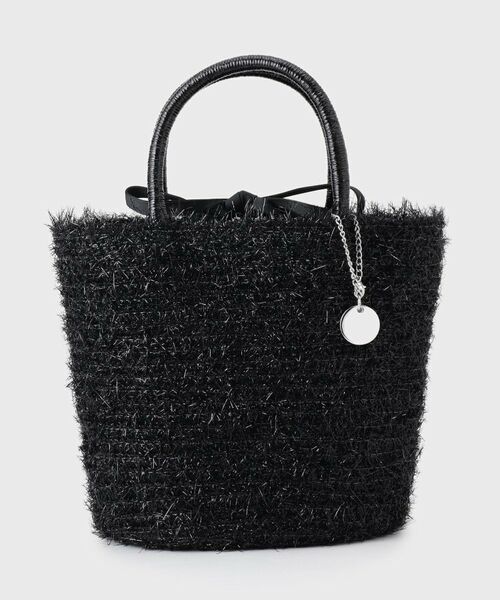 OPAQUE.CLIP / オペーク ドット クリップ トートバッグ | ラメバスケット調ハンドバッグ | 詳細5