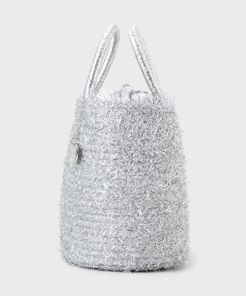 OPAQUE.CLIP / オペーク ドット クリップ トートバッグ | ラメバスケット調ハンドバッグ | 詳細7