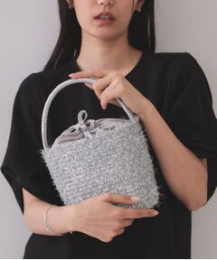 【極美品】 アニエスベー 巾着 ショルダーバッグ バケット バケツ型 グレー 本革 バケツ型バッグ キューブ型バッグ ショルダー レディース